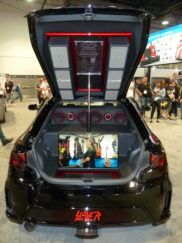 Check Out The Interior Of Slayer S Scion Tc The Hog Ring