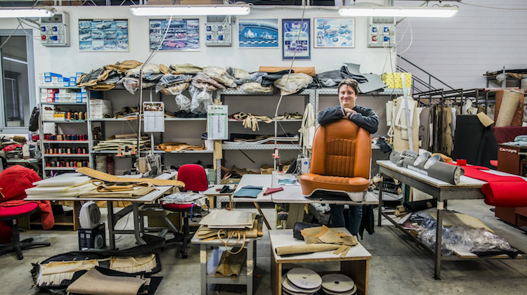 Ferrari's Go-To Auto Upholstery Shop | The Hog Ring