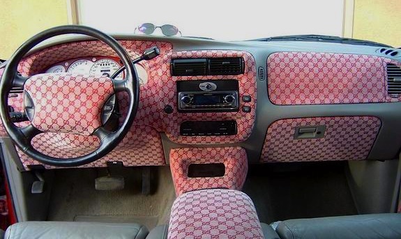 Ugly Upholstery: Gucci-lined Ford Explorer