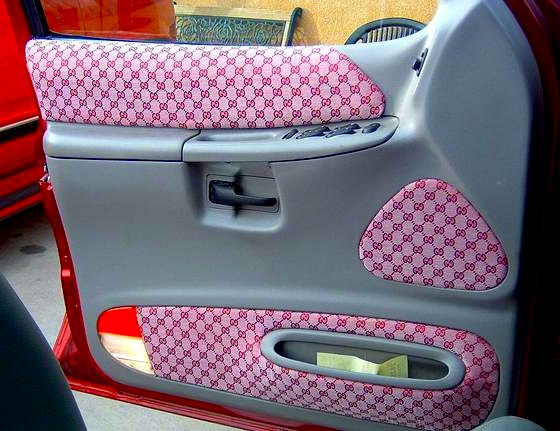 Ugly Upholstery: Gucci-lined Ford Explorer