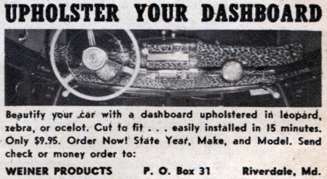 The Hog Ring - Auto Upholstery Community - Upholster Your Dashboard Popular Science 1951
