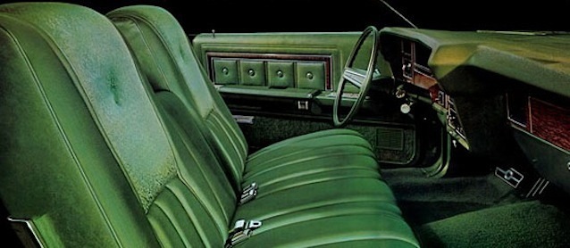 Auto Upholstery - The Hog Ring - Green Car Interior