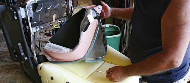 Auto Upholstery - The Hog Ring - Leather Seat Cover