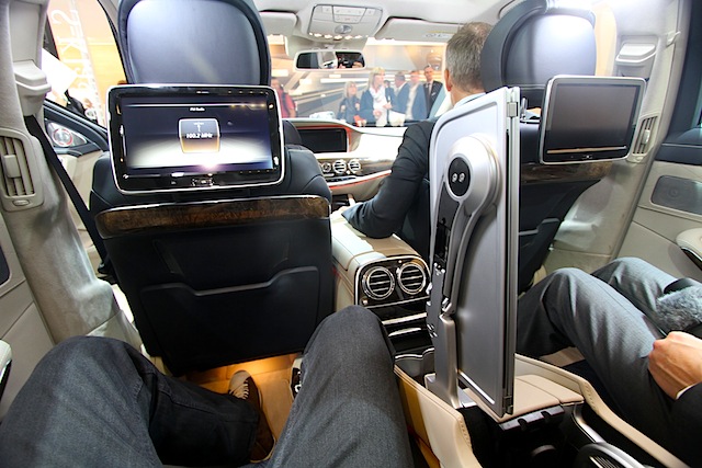 Auto Upholstery - The Hog Ring - 2014 Mercedes-Benz S-Class Table