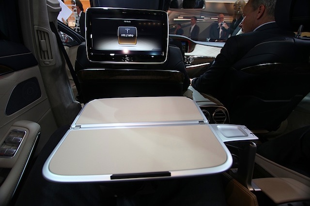 Auto Upholstery - The Hog Ring - Mercedes-Benz S-Class Table