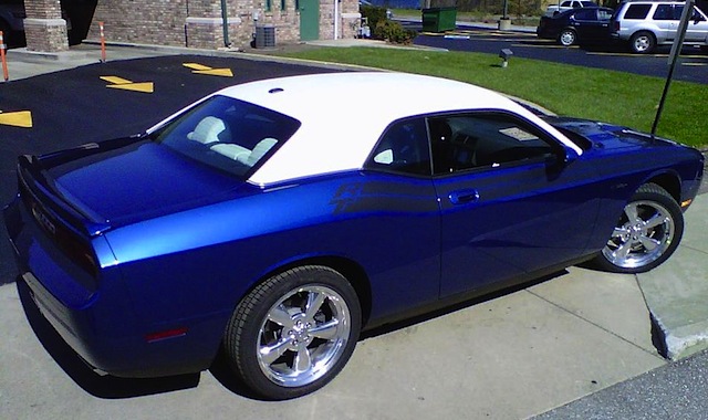 Auto Upholstery - The Hog Ring - Dodge Challenger Vinyl Top