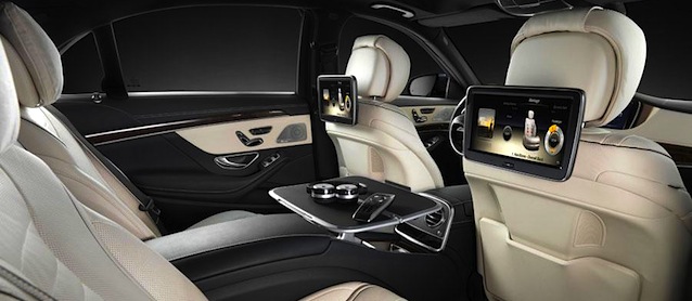 Auto Upholstery - The Hog Ring - 2014 Mercedes-Benz S-Class Table