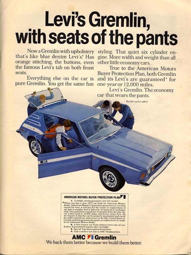 Levi's Gremlin: With Seats of the Pants