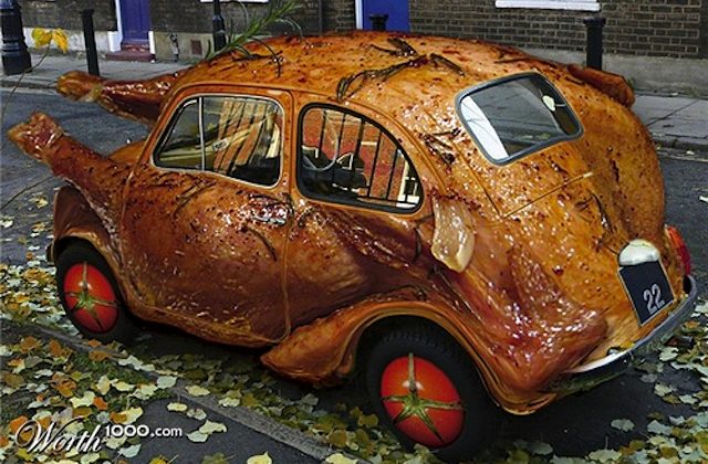 Thanksgiving Turkey Volkswagen Beetle