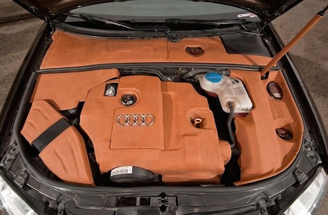 Auto Upholstery - The Hog Ring - Audi Leather Engine Bay