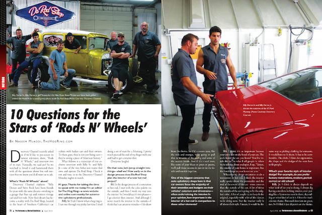 The Hog Ring - Auto Upholstery News - Rods N Wheels - Performance and Hotrod Business Magazine