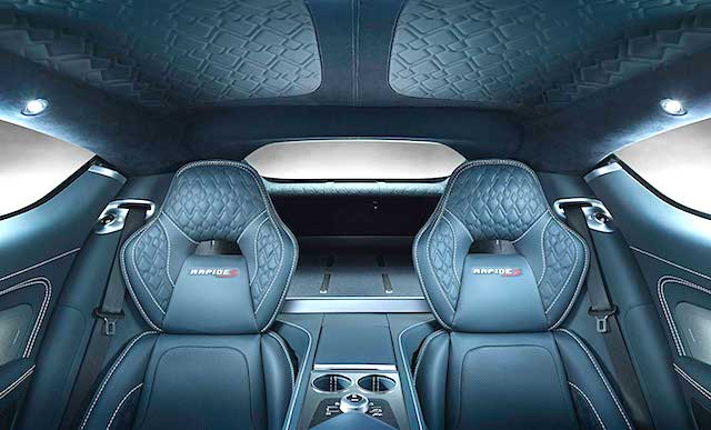 Auto Upholstery - The Hog Ring - Aston Martin Rapid S Diamond Pleat