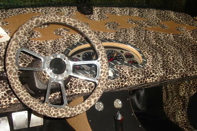 Auto Upholstery - The Hog Ring - Chevrolet S10 Leopard Dashboard