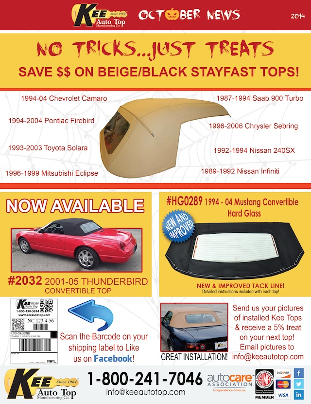 Auto Upholstery - The Hog Ring - Kee Auto Top - October 2014