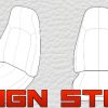Auto Upholstery - The Hog Ring - Design Studio - High-back Bucket Seat
