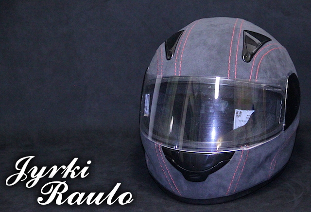 Auto Upholstery - The Hog Ring - Jyrki Raulo - Alcantara Helmet