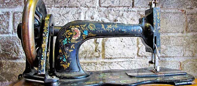 Auto Upholstery - The Hog Ring - Antique Sewing Machine
