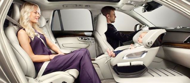 Auto Upholstery - The Hog Ring - Volvo XC90 Excellence Child Seat Concept