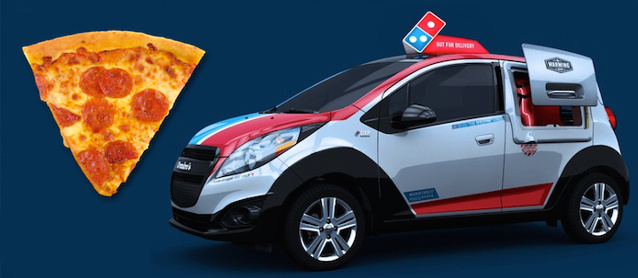 Auto Upholstery - The Hog Ring - Dominos Pizza - Cherolet Volt