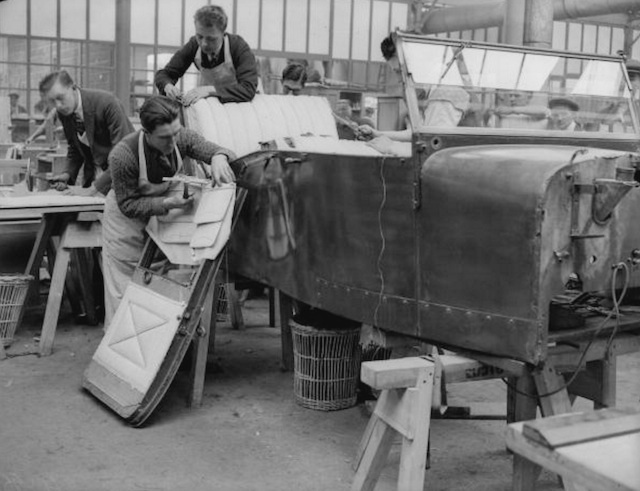 Auto Upholstery - The Hog Ring - 1931 Upholstery Workshop