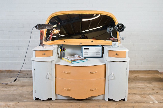 Auto Upholstery - The Hog Ring - McMurdo 1974 Volkswagen Beetle Furniture