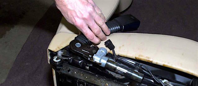 Auto Upholstery - The Hog Ring - Pyrotechnic Seat Belt Pretensioner