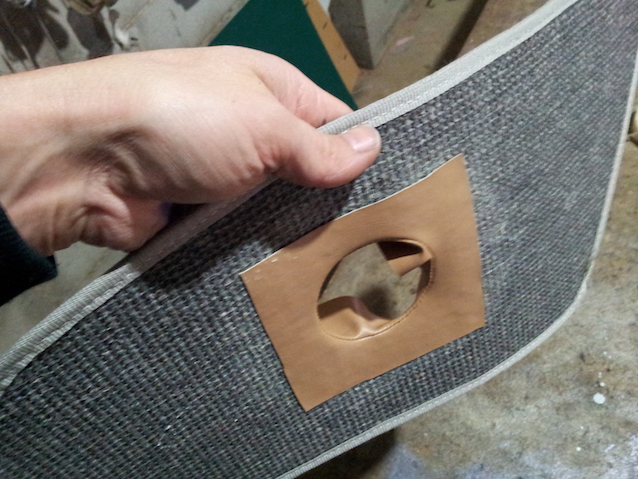 The Hog Ring - How to bind a carpet hole