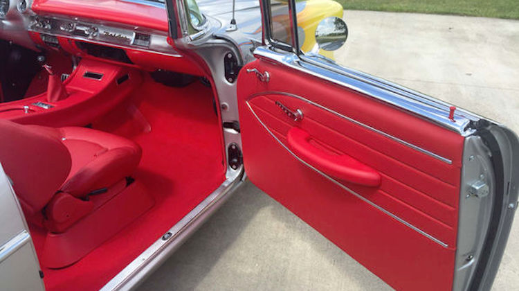 The Hog Ring - Show Car Interiors Rocks a 57 Chevy