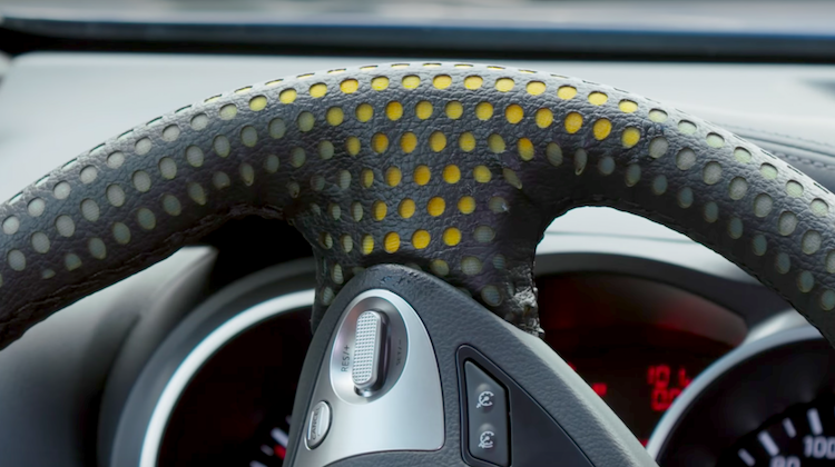 The Hog Ring - Nissan Introduces Sweat-Sensitive Fabric