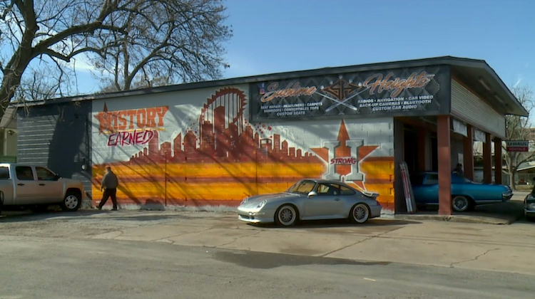 The Hog Ring - Upholstery Shop Uplifts Houston with Mural