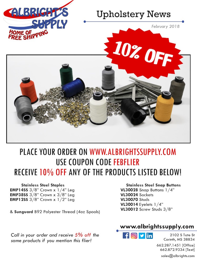 The Hog Ring - Albrights Supply Announces Sale