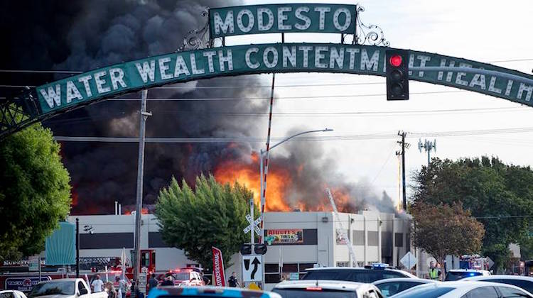 The Hog Ring - California Trim Shop Damaged in Fire