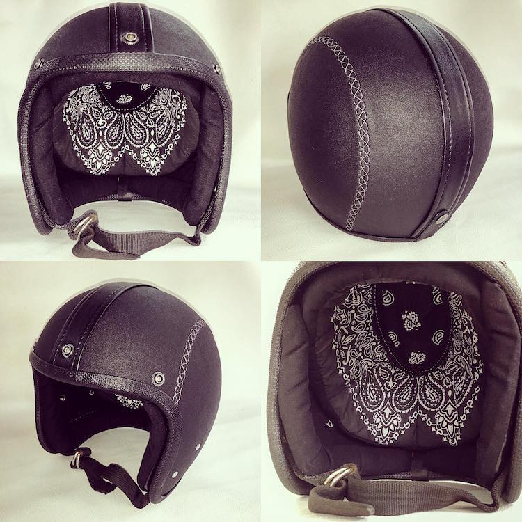 The Hog Ring - 5 Gorgeously Trimmed Motorcycle Helmets