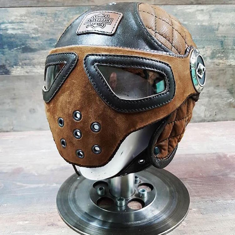 The Hog Ring - 5 Gorgeously Trimmed Motorcycle Helmets