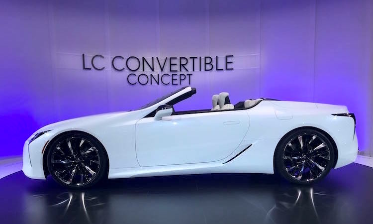 The Hog Ring - Haartz Corporation Tops NAIAS - Lexus LC Convertible Concept