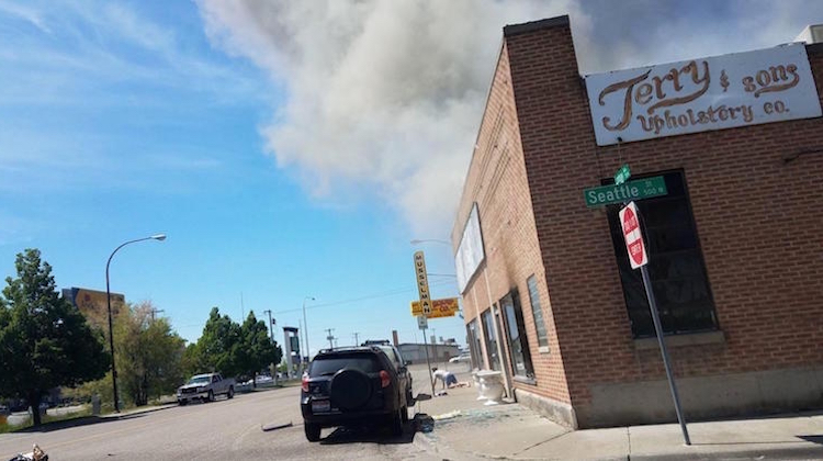 The Hog Ring - Explosion Destroys Auto Trim Shop in Idaho 3