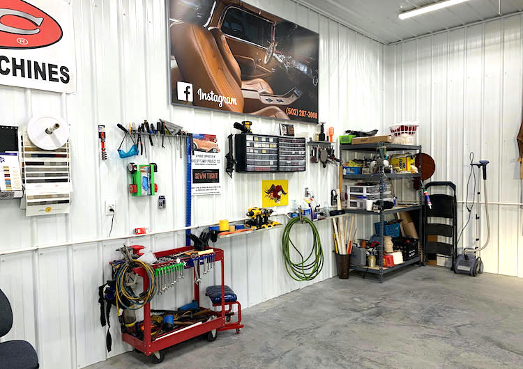 The Hog Ring - Sewn Tight Custom Interiors - Successful Shops are Clean and Organized