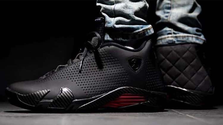 The Hog Ring - These Nike Sneakers Were Inspired by Car Interiors - Air Jordan Black Ferrari