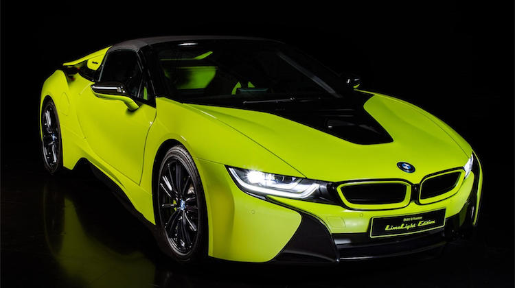 The Hog Ring - Alcantara Unveils its BMW i8 Roadster LimeLight