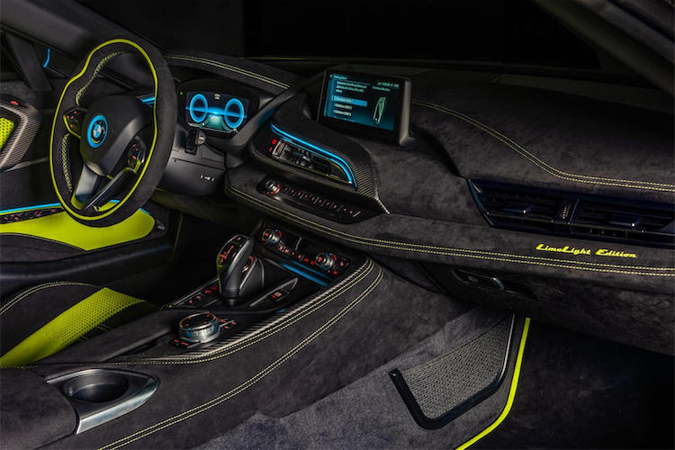 The Hog Ring - Alcantara Unveils its BMW i8 Roadster LimeLight