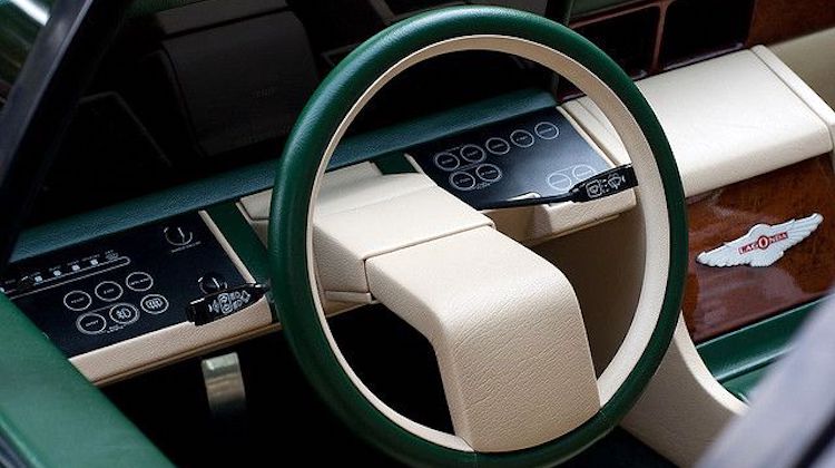 The Hog Ring - Aston Martin Lagonda steering wheel