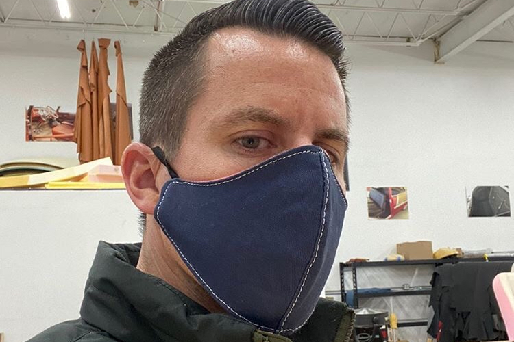 The Hog Ring - These Auto Trim Shops Are Making Masks to Combat Coronavirus - Bux Customs