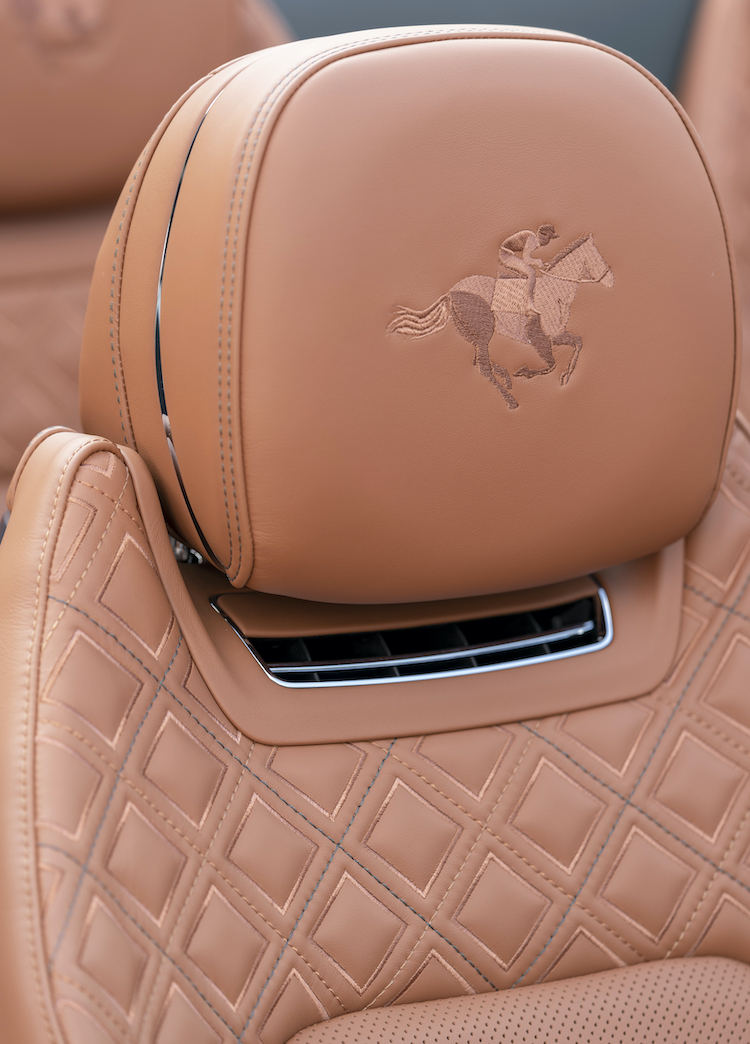 The Hog Ring - Bentley Triple Diamond Seats are Beautiful