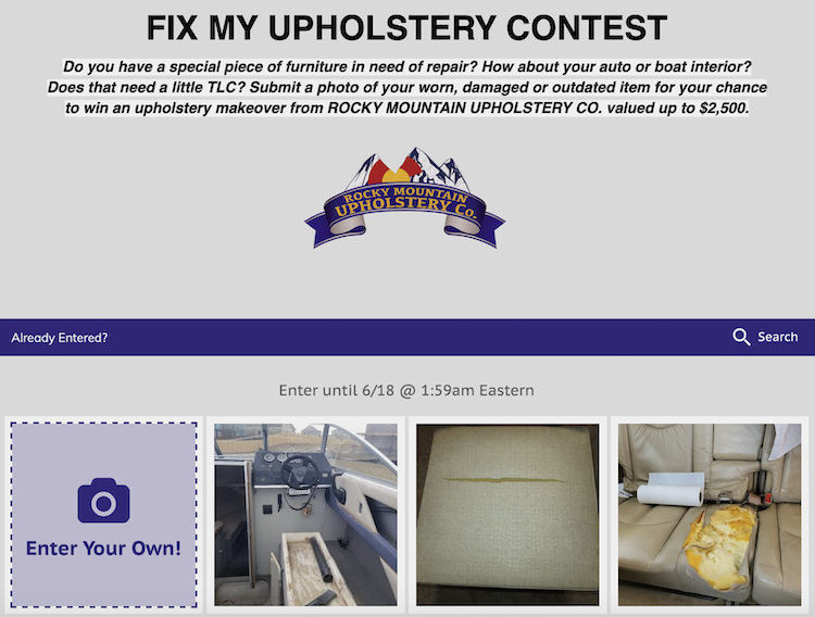 The Hog Ring - This Upholstery Contest is Genius Marketing