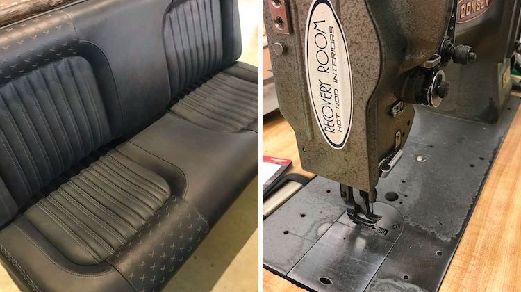 The Hog Ring - Recovery Room Nailed this Bench Seat Design