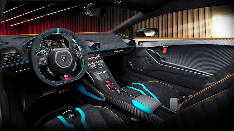 The Hog Ring - Lamborghini Huracan STO Interior