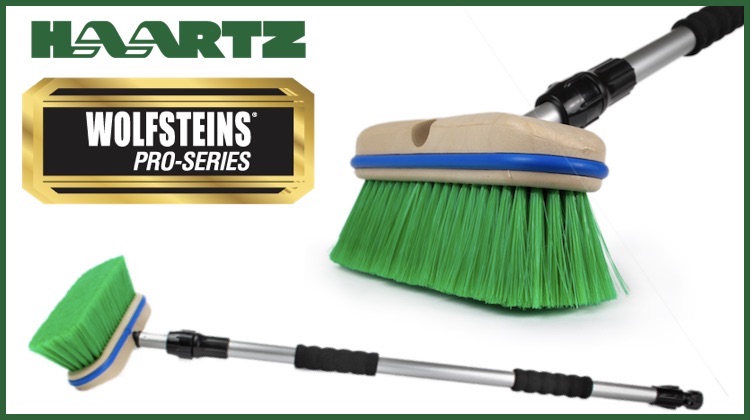 The Hog Ring - Wolfsteins Introduces New Haartz-Endorsed Telescopic Top Brush