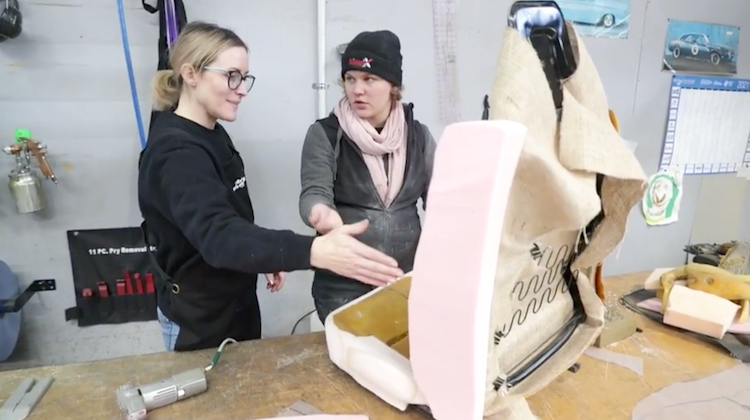 The Hog Ring - Meet the Ladies of Napier Auto Upholstery