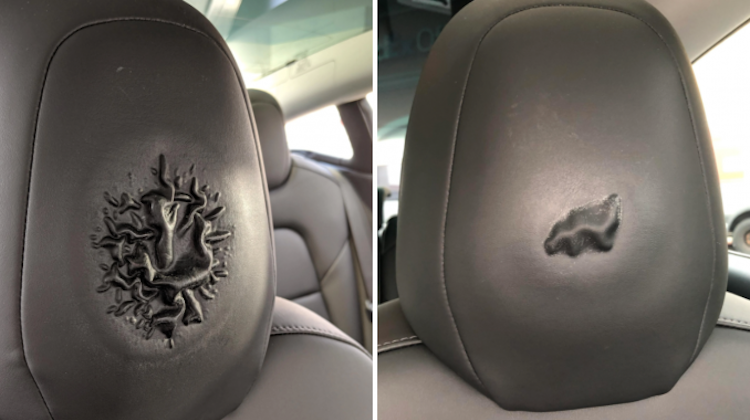The Hog Ring - Tesla Vegan Leather is Starting to Bubble