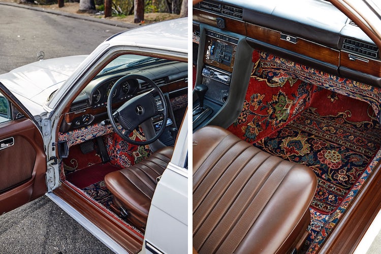 The Hog Ring - This Car is Upholstered in Persian Rugs